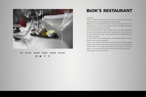 Restaurant theme site design template sample