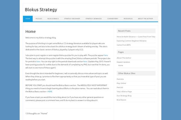 Iconic One theme site design template sample
