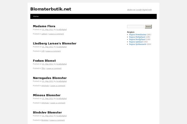 blomsterbutik.net site used Locallydigital