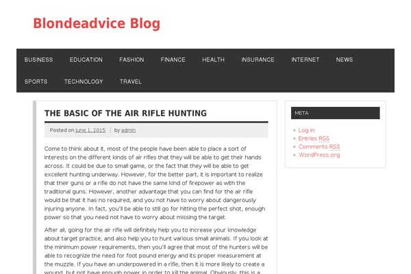 Patus theme site design template sample