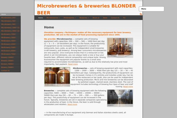 Site using CodeFlavors floating menu plugin