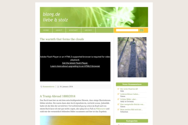 Blix theme site design template sample