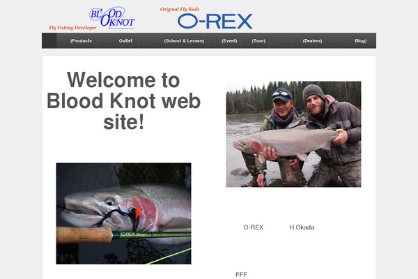 blood-knot.com site used Storefront Child