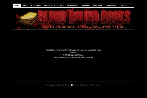 Coraline theme site design template sample