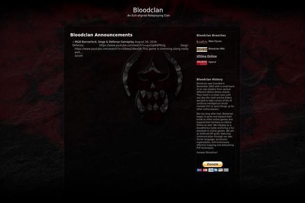 Inferno-mf theme site design template sample