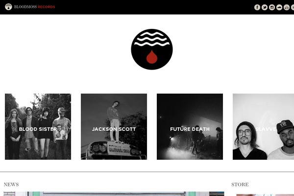 Acoustic theme site design template sample