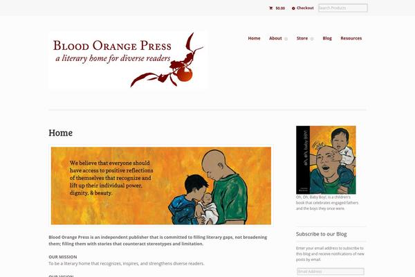 bloodorangepress.com site used Mystile
