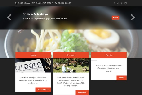 Espresso theme site design template sample