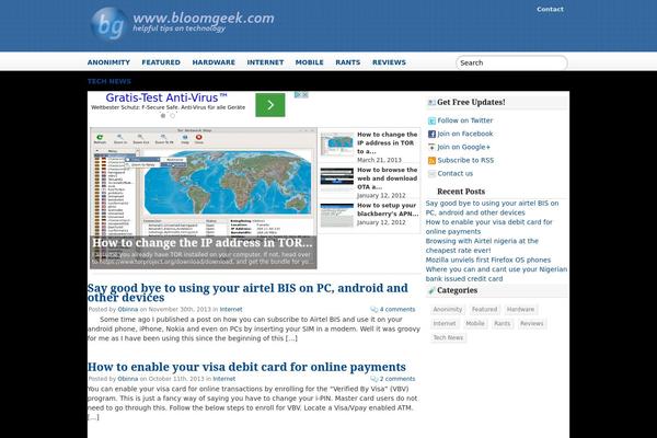 Gazpomag theme site design template sample