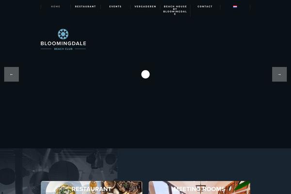 Jarvis theme site design template sample
