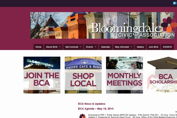 bloomingdalecivicassociation.org site used Good Bones