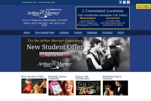 Arthurmurray theme site design template sample