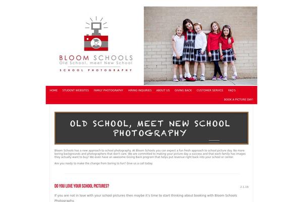 Prophoto4 theme site design template sample