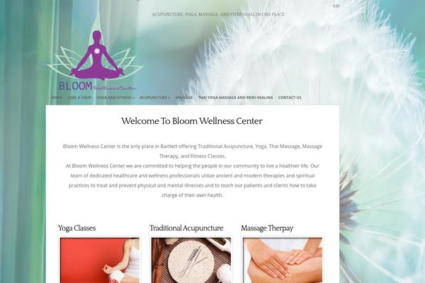 Flexible theme site design template sample