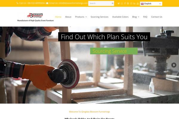 Site using WPFront Scroll Top plugin