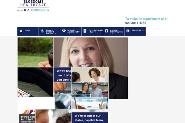 blossomshealthcare.co.uk site used Block Magazine