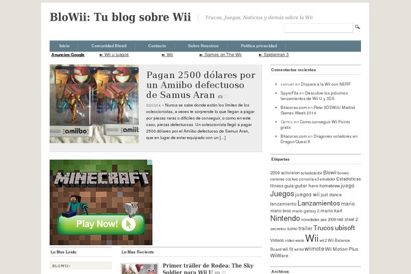 Mimbo theme site design template sample
