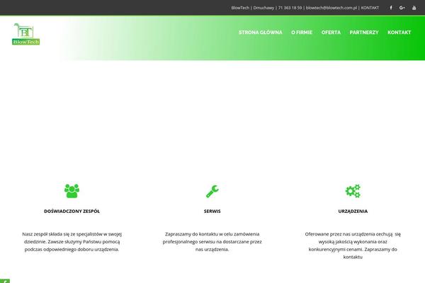 Infinite theme site design template sample