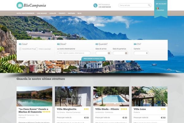 BookYourTravel theme site design template sample