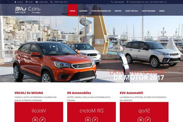 Automotive Child theme site design template sample