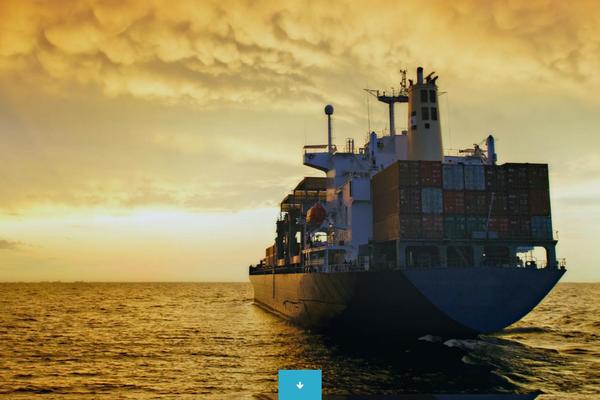Blue theme site design template sample