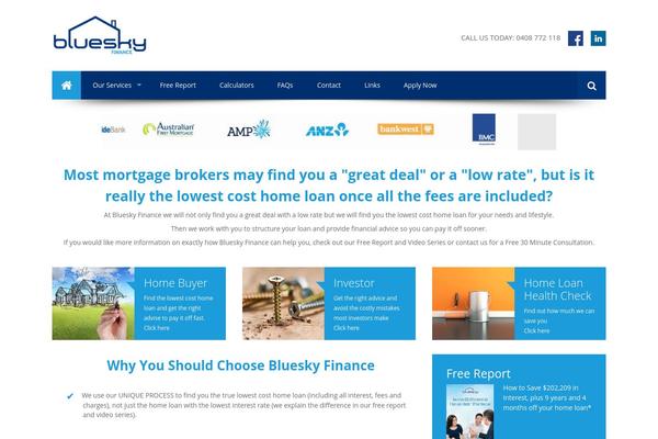 Cacoon theme site design template sample
