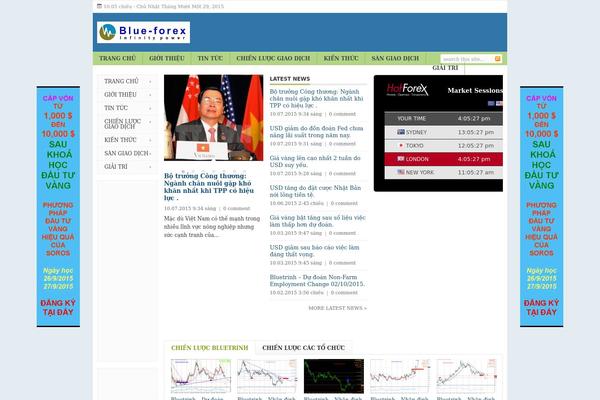 Forester theme site design template sample