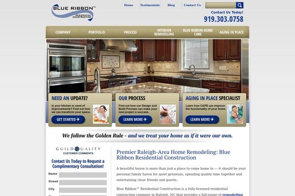 blue-ribbon-construction.com site used Blueribbon