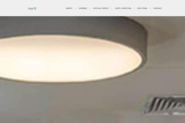 The One Pager theme site design template sample