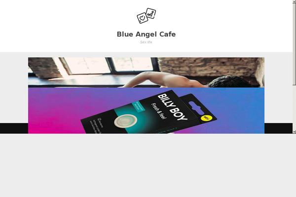 blueangelcafe.com site used PressBook Masonry Blogs