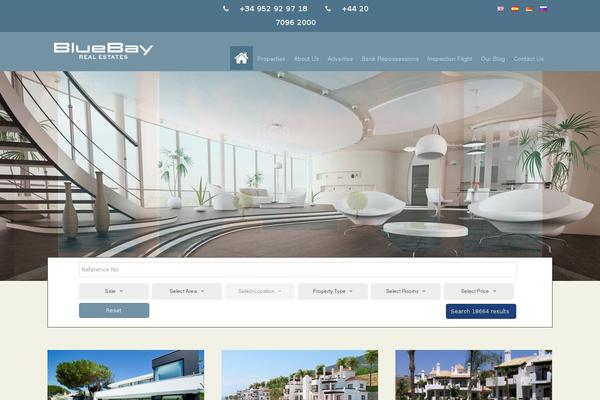 Site using Parallax Scroll plugin