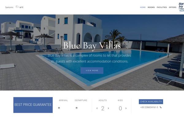 Alloggio theme site design template sample