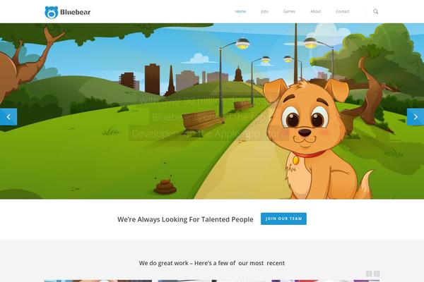 bluebear.ie site used Salient_new