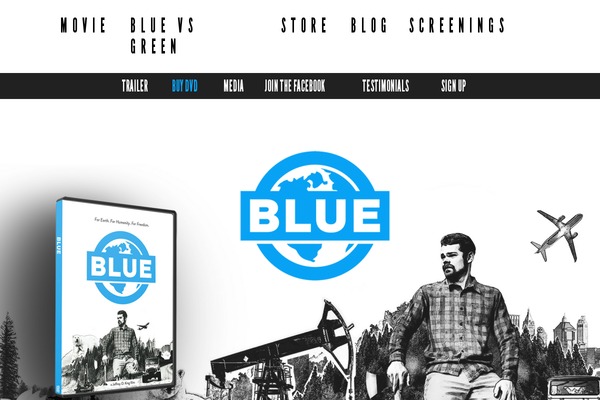 Blue theme site design template sample