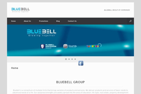 Vantage theme site design template sample
