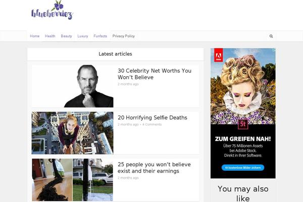 Voice theme site design template sample