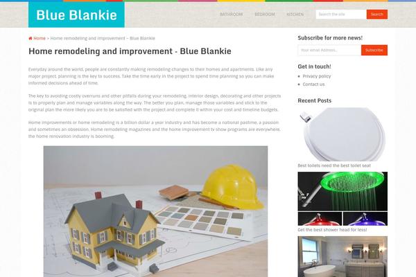 Spike theme site design template sample