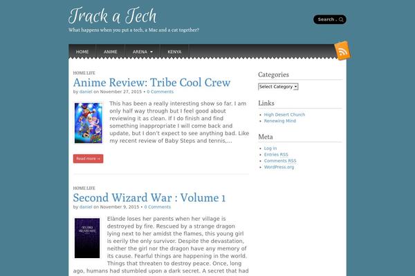 Snowblind theme site design template sample