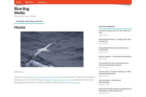 MesoColumn theme site design template sample