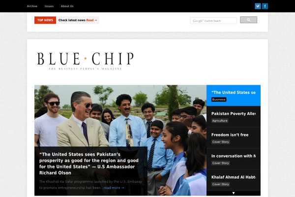 Bloggit theme site design template sample