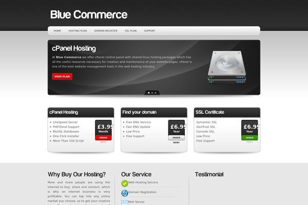Phenomenon theme site design template sample