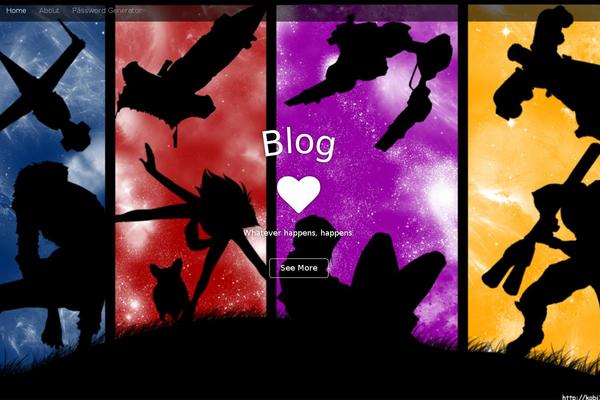 One Page Express theme site design template sample