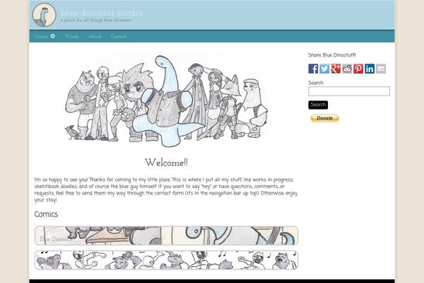 Inkblot theme site design template sample