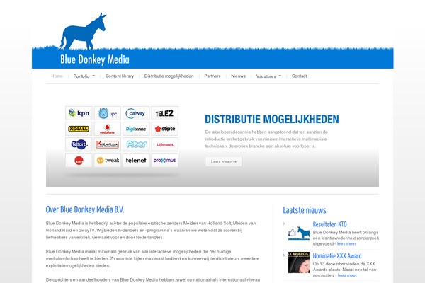 bluedonkeymedia.nl site used Bluedonkeymedia