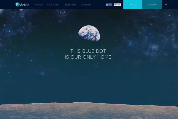 bluedot.ca site used Dsf-blue-dot-campaign-theme