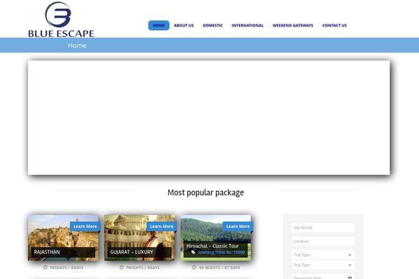 blueescape.in site used Tour Package