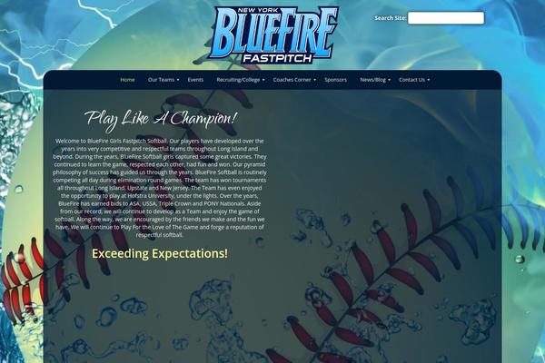 bluefiresoftball.com site used Bfs-2019