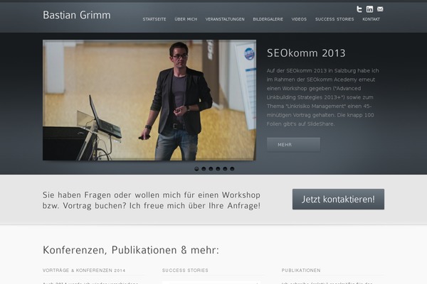 inFocus theme site design template sample