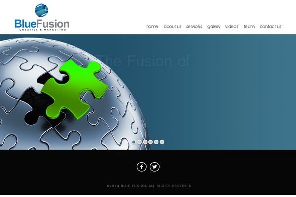 Visia theme site design template sample