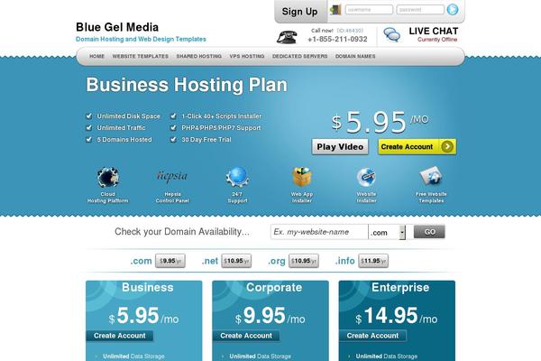 bluegelmedia.com site used Simply-elegant